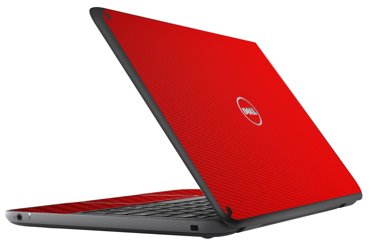Dell Latitude 3190 RED CARBON FIBER Laptop Skin