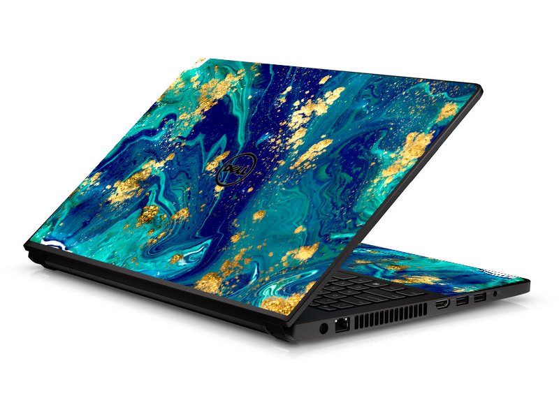 Dell Latitude 3570 BLUE AND GOLD MARBLE
