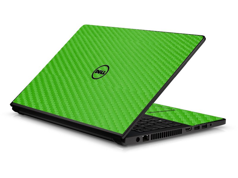 Dell Latitude 3590 GREEN CARBON FIBER Laptop Skin