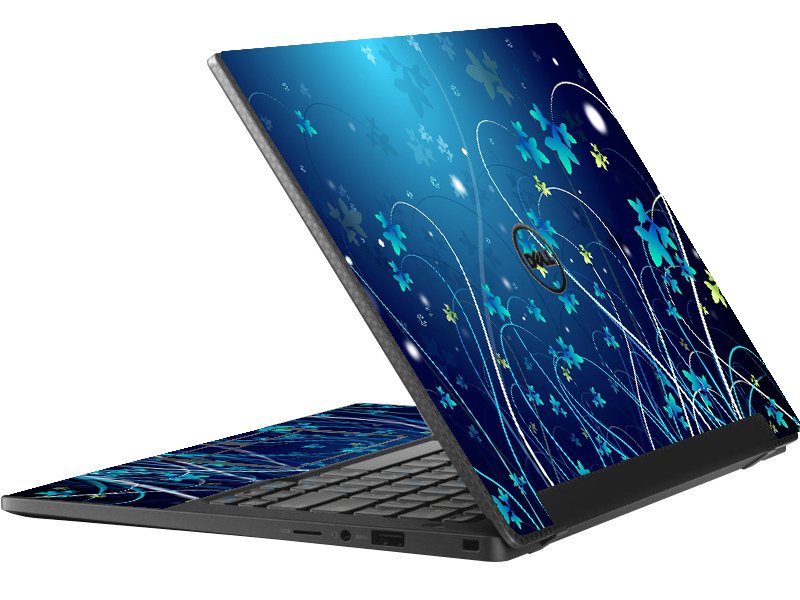 Dell Latitude 7370 BLUE FLOWERS Laptop Skin