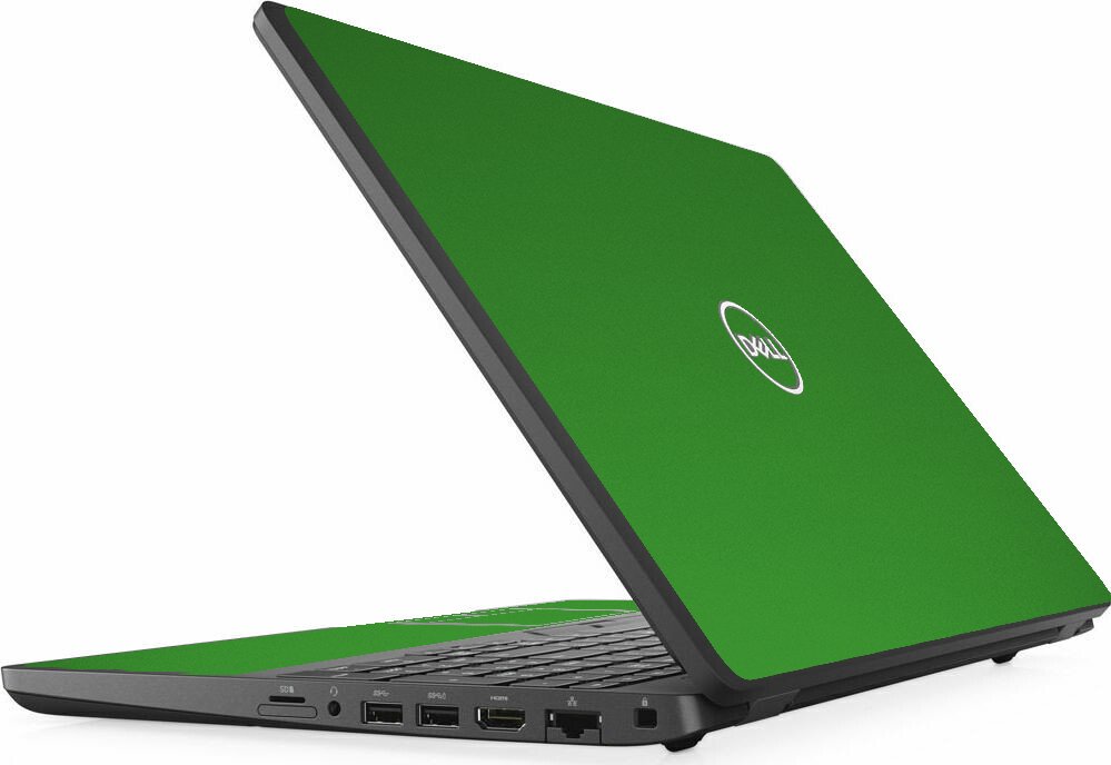 Dell Precision 3540 3541 3550 3551 CHROME GREEN Laptop Skin