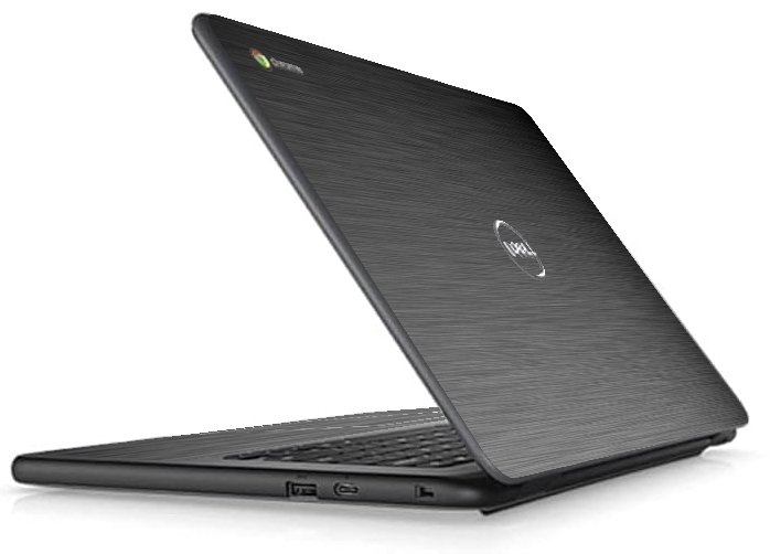 Dell Chromebook 11 3400 MTS#3 GUN METAL Laptop Skin