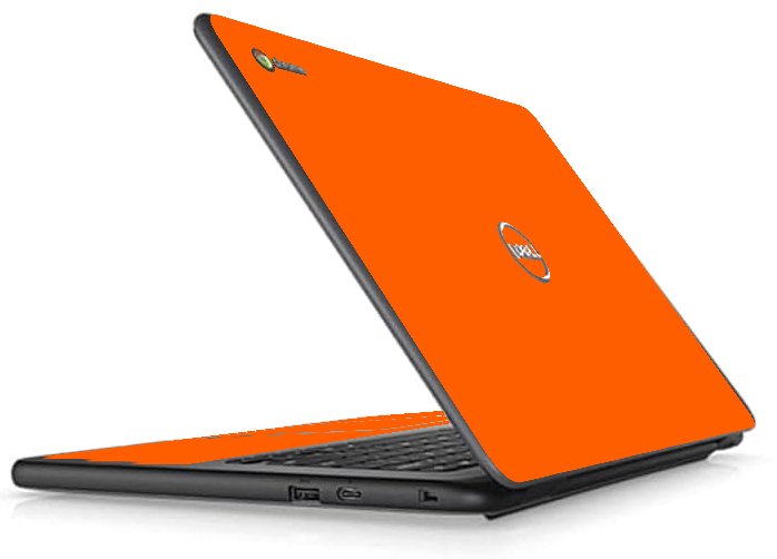Dell Chromebook 11 3400 ORANGE Laptop Skin