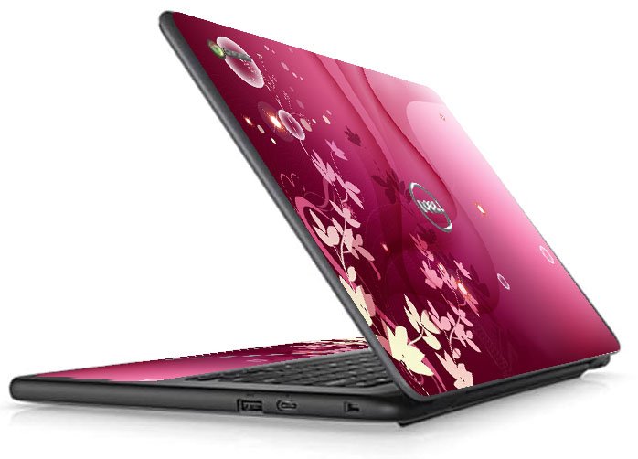 Dell Chromebook 11 3400  PINK ZEN Laptop Skin
