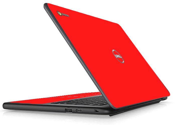 Dell Chromebook 11 3100 2 in 1 RED Laptop Skin
