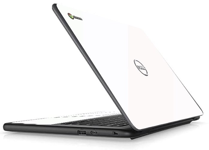 Dell Chromebook 11 3400 WHITE Laptop Skin