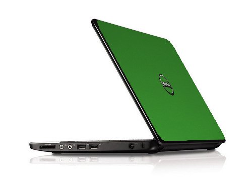 Dell Inspiron 11Z 1121  CHROME GREEN Laptop Skin