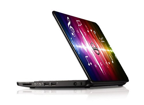 Dell Inspiron 11Z 1121  NEON NOTES Laptop Skin