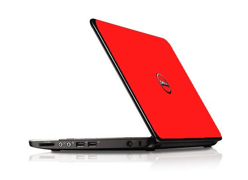 Dell Inspiron 11Z 1121  RED Laptop Skin