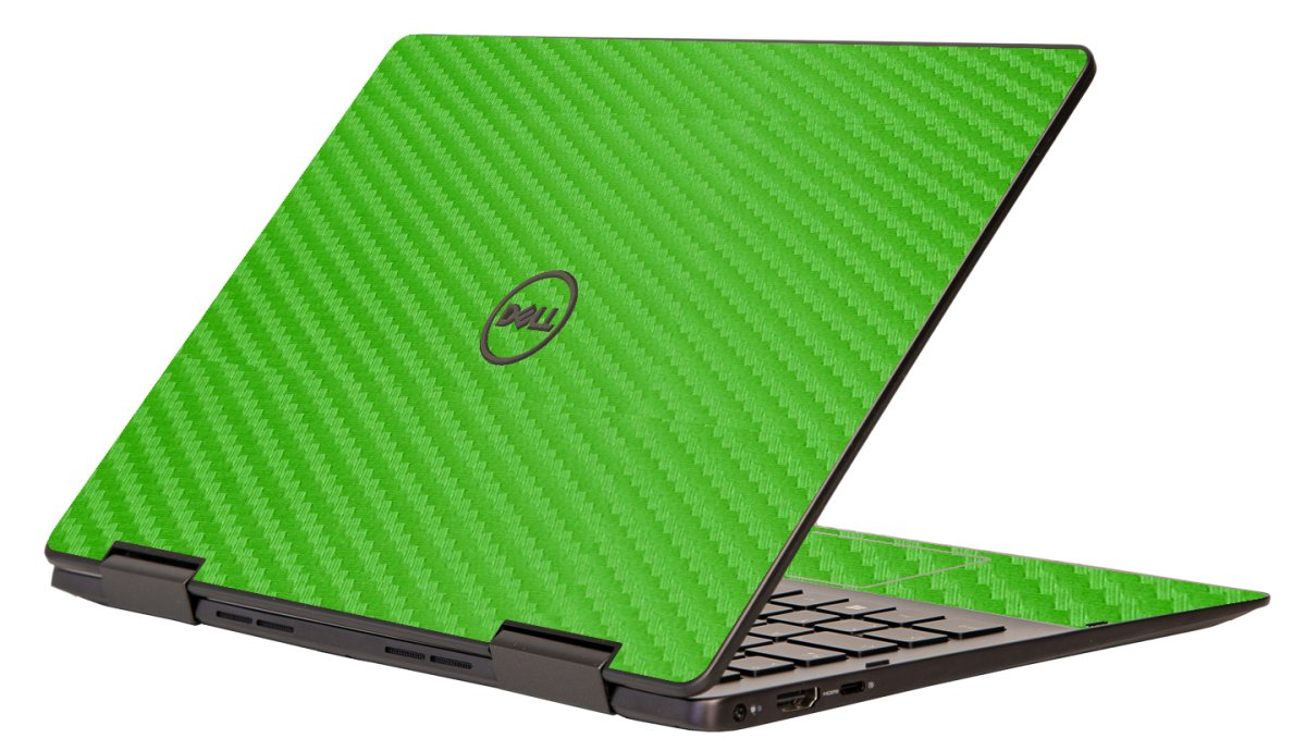 Dell Inspiron 13 7386 GREEN CARBON FIBER Laptop Skin