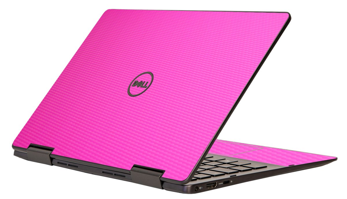 Dell Inspiron 13 7386 PINK CARBON FIBER Laptop Skin