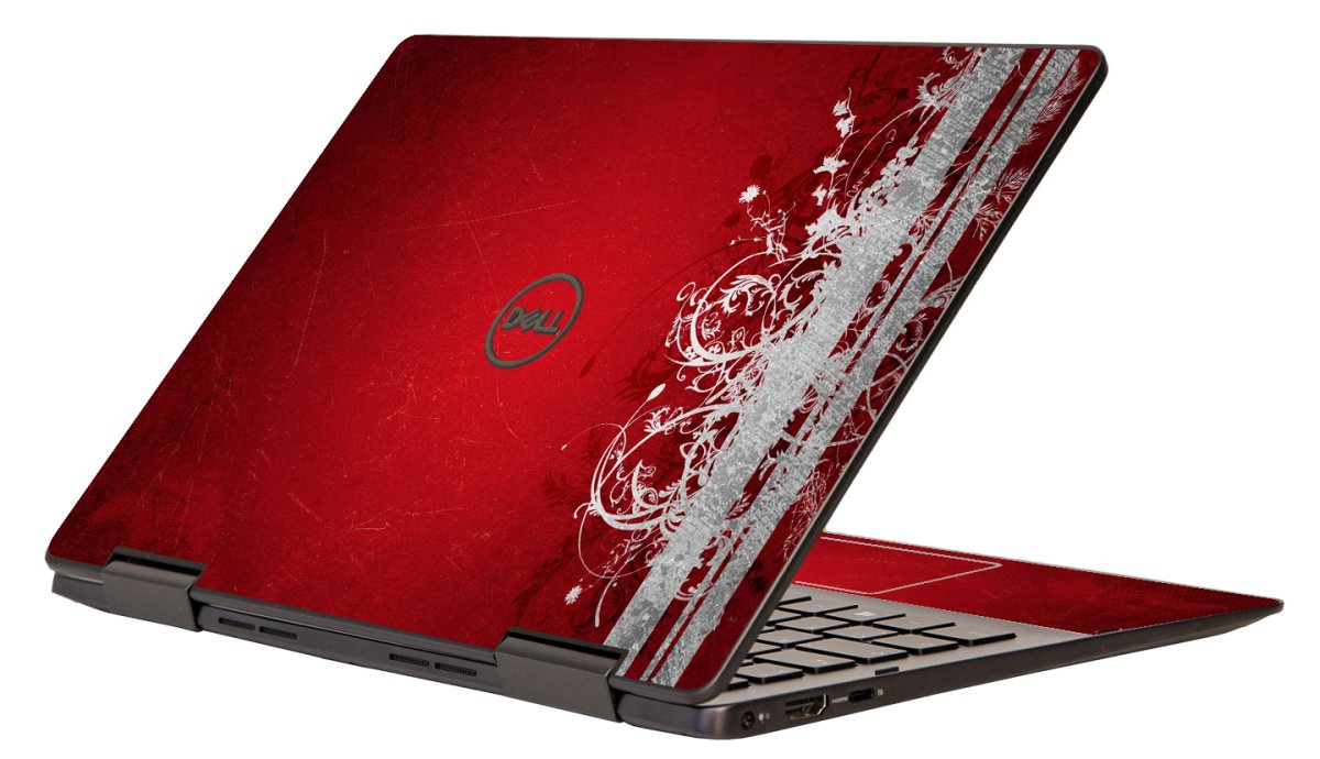 Dell Inspiron 13 7386 RED GRUNGE Laptop Skin