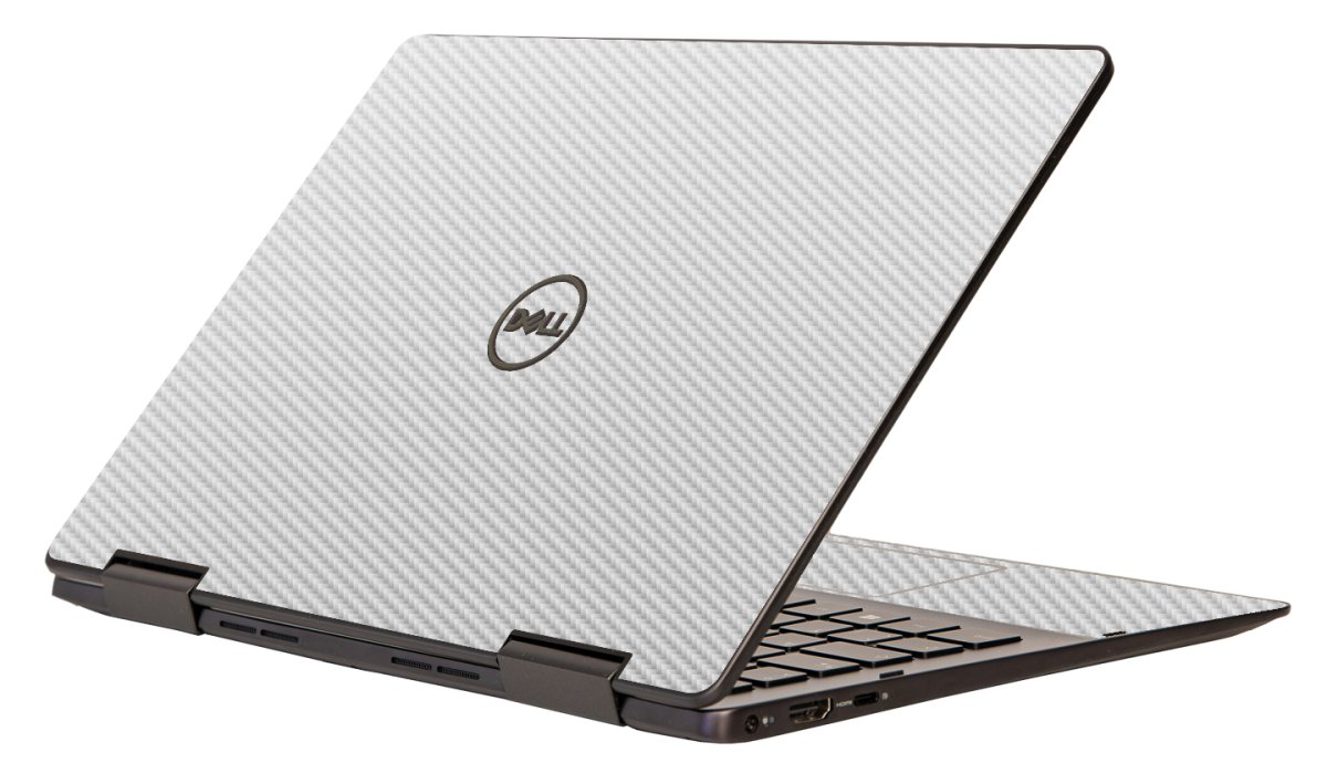 Dell Inspiron 13 7386 WHITE CARBON FIBER Laptop Skin