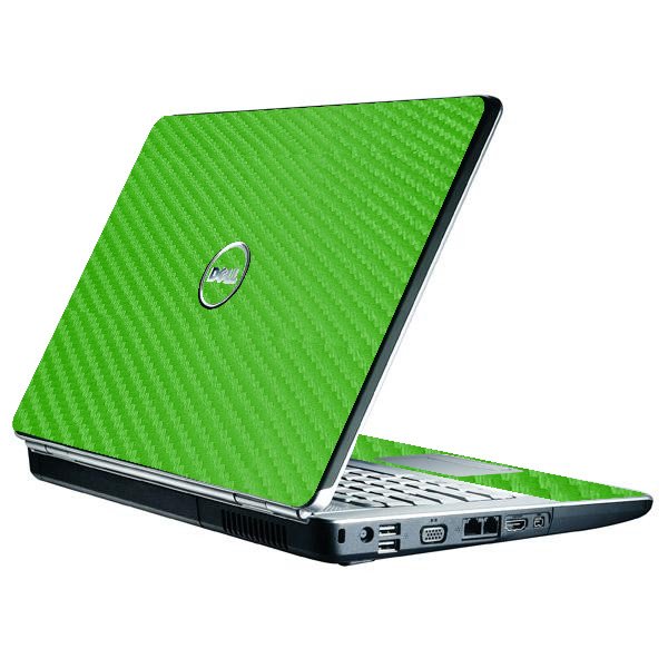 Dell Inspiron 1525  GREEN CARBON FIBER Laptop Skin