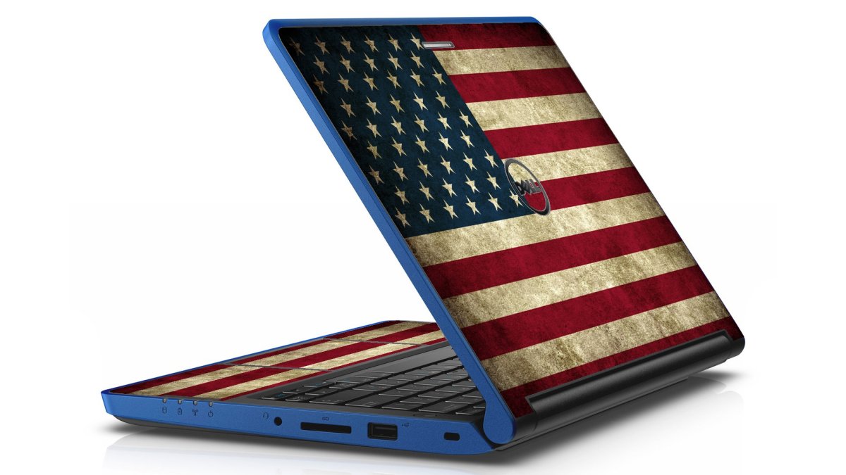 Dell Latitude 11 3150 AMERICAN FLAG Laptop Skin