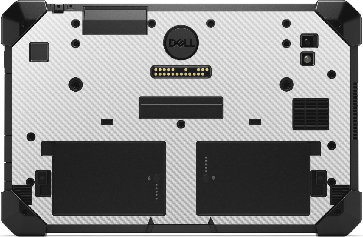 Dell Latitude RUGGED TABLET 7212 WHITE CARBON FIBER Laptop Skin