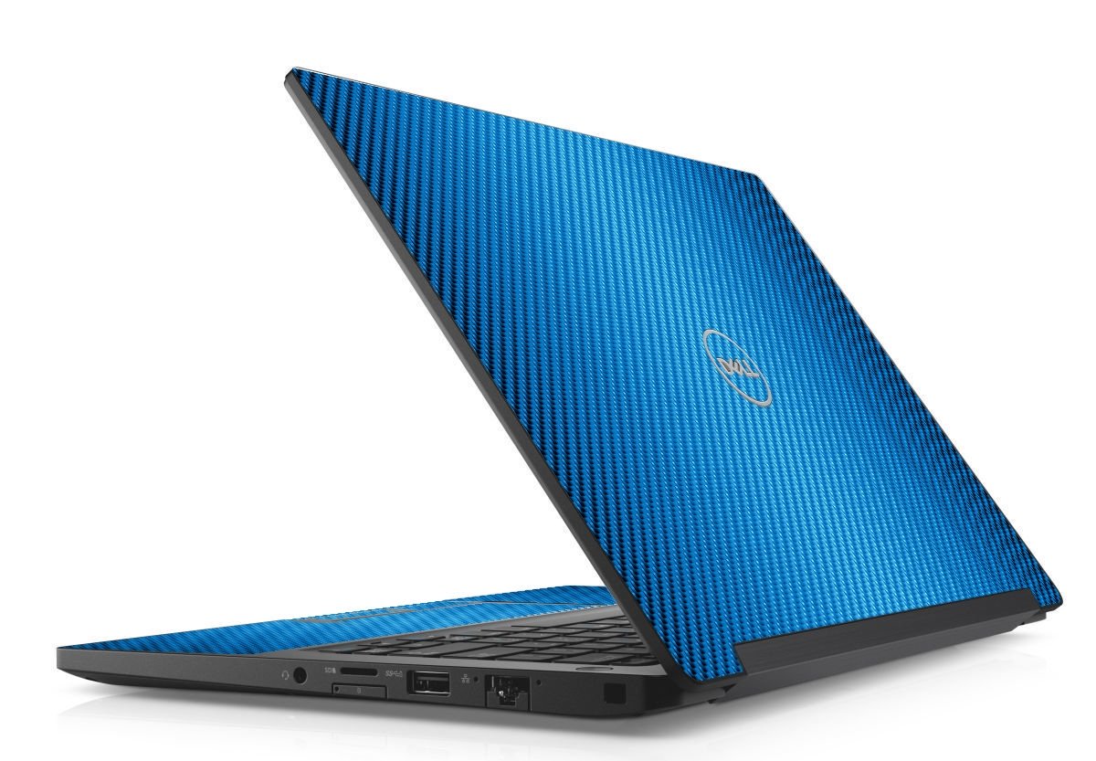 Dell Latitude 7280 / 7290 BLUE CARBON FIBER Laptop Skin