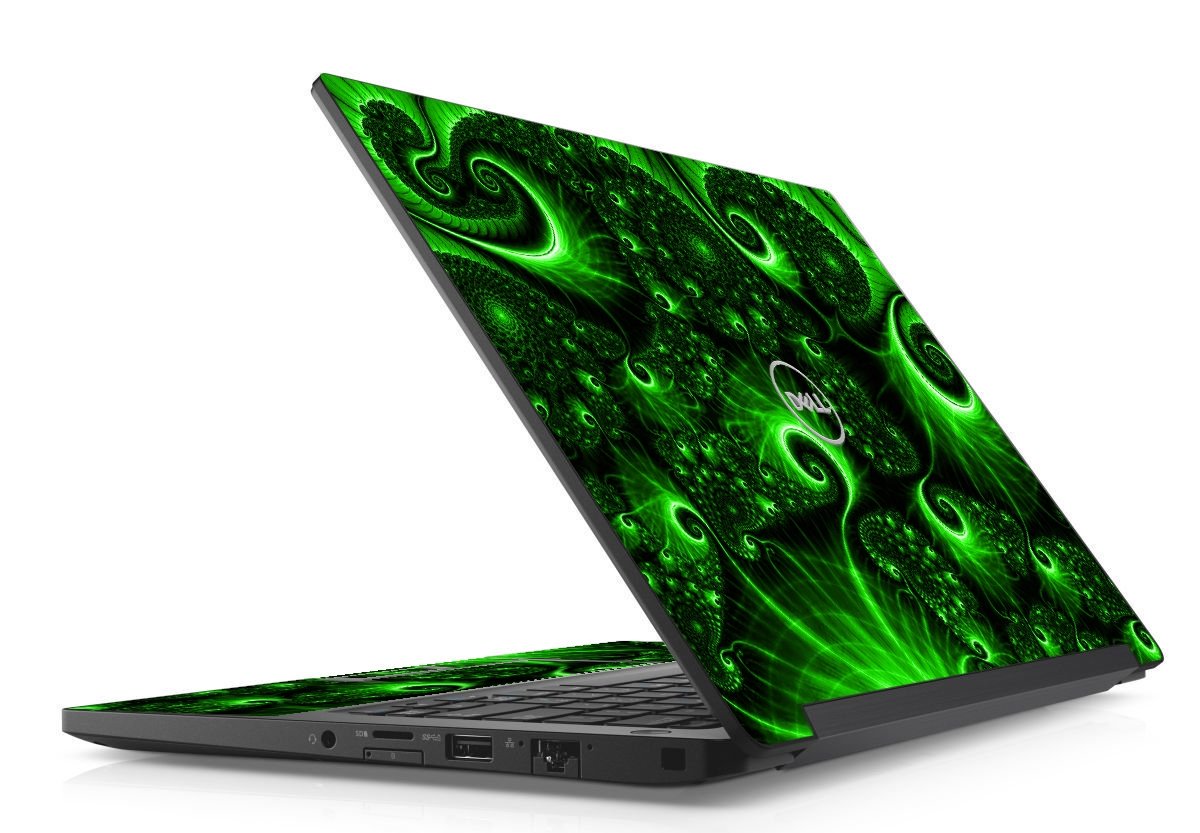 Dell Latitude 7480 GREEN SWIRLS Skin