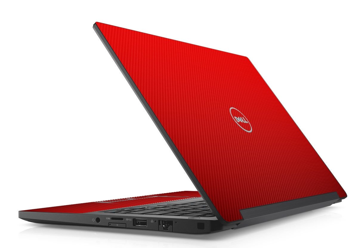 Dell Latitude 7280 / 7290 RED CARBON FIBER Laptop Skin