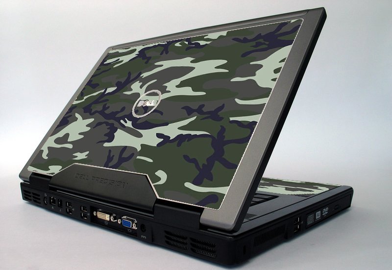 Dell Precision M6300 / M90 ARMY CAMO Laptop Skin