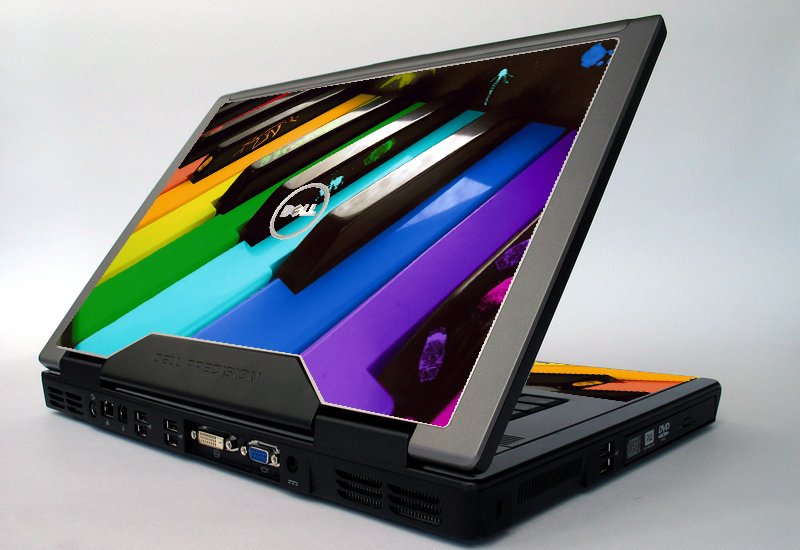 Dell Precision M6300 / M90 COLORFUL PIANO Laptop Skin