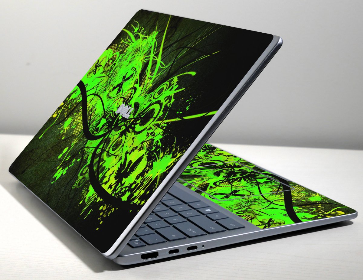 Dell Pro 14 Plus GRAFFITI GREEN Laptop Skin