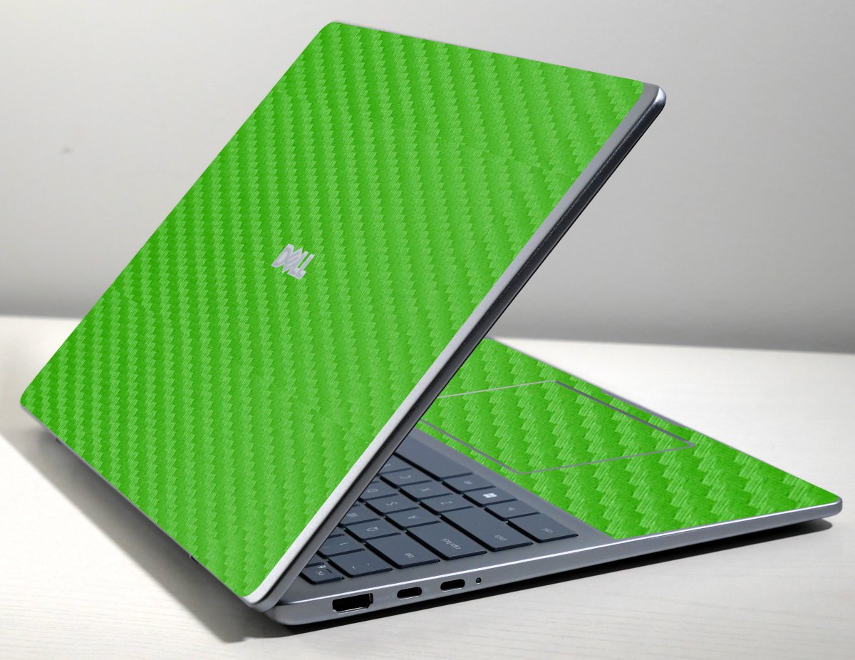 Dell Pro 14 Plus GREEN CARBON FIBER Laptop Skin