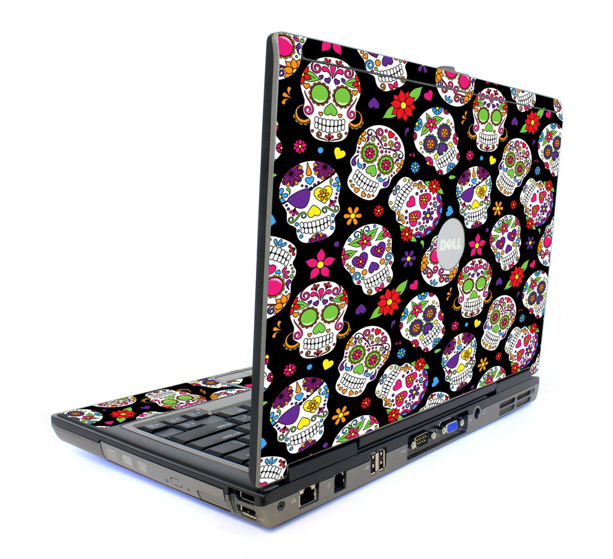 Sugar Skulls Dell D620 Laptop Skin