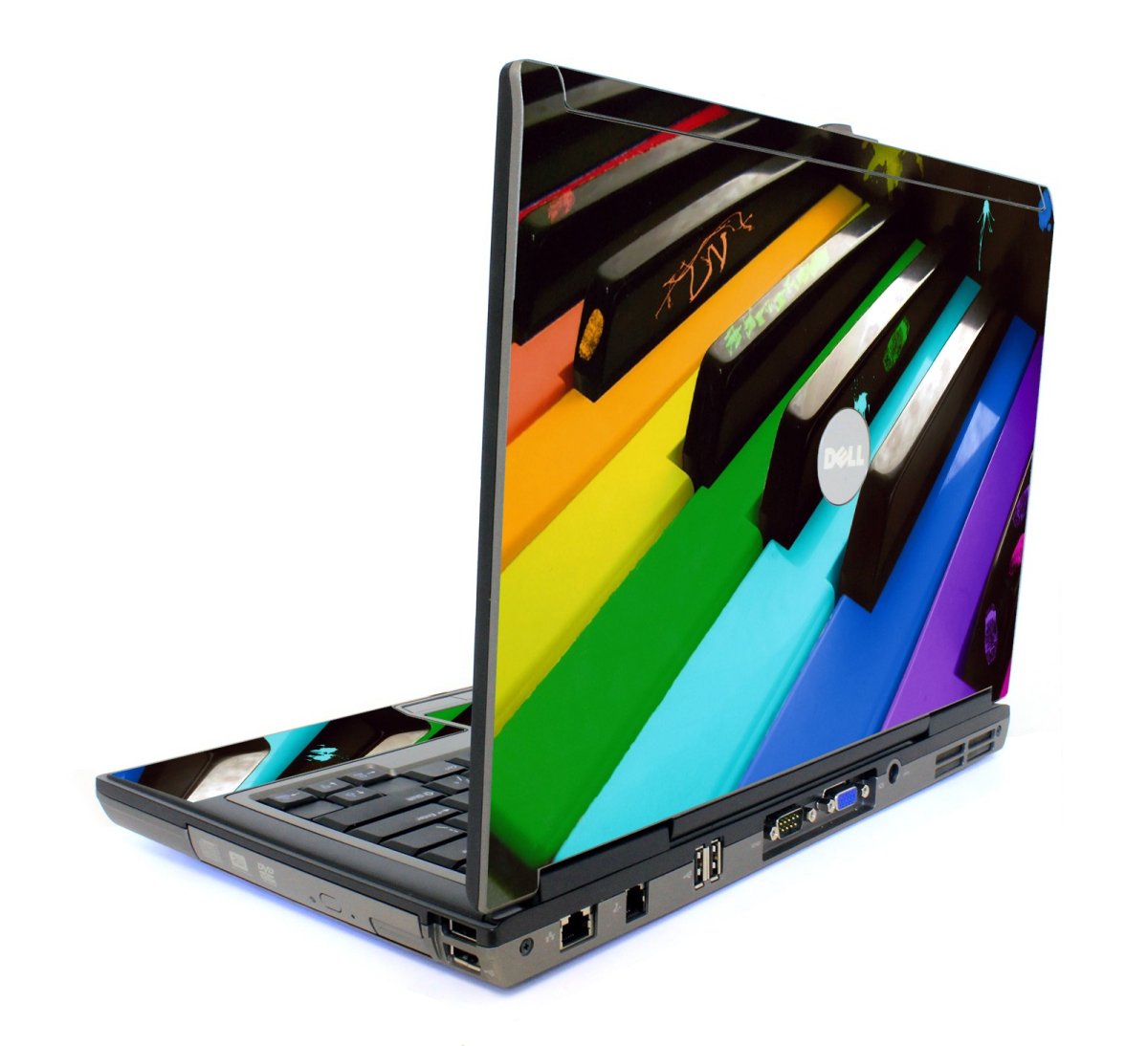 Dell Latitude D820/D830 COLORFUL PIANO Laptop Skin