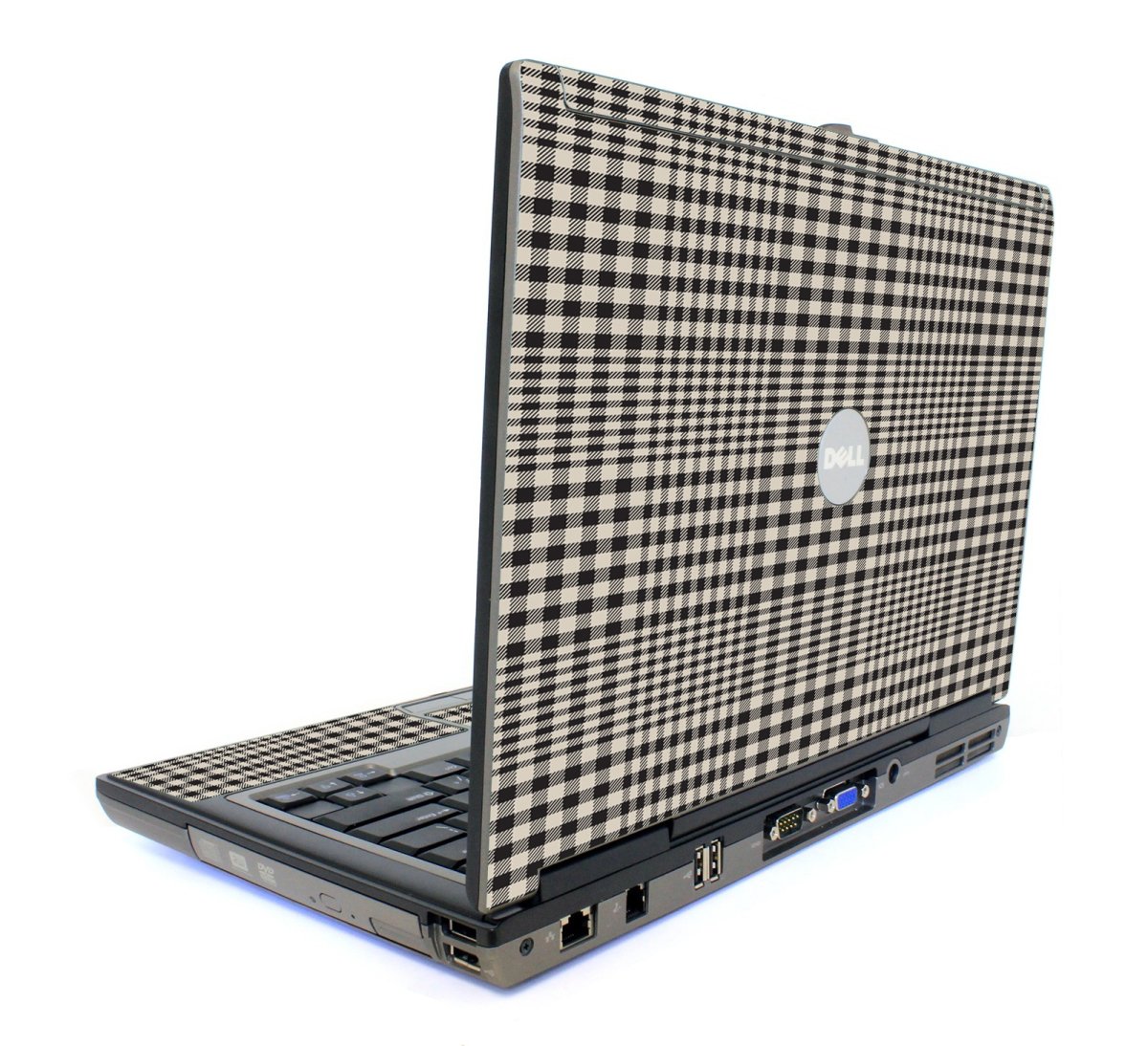 Dell Latitude D820/D830 GRAY PLAID Laptop Skin