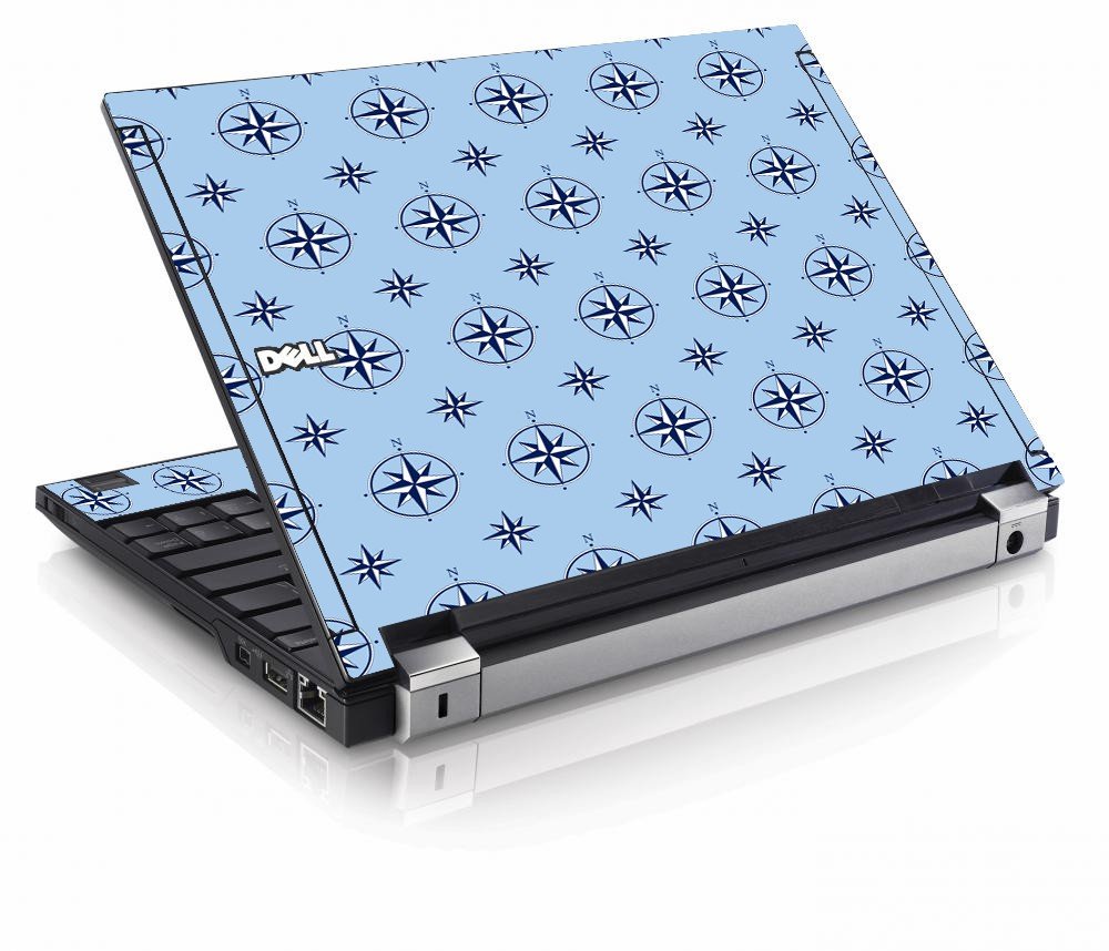Nautical Blue Dell E4200 Laptop Skin