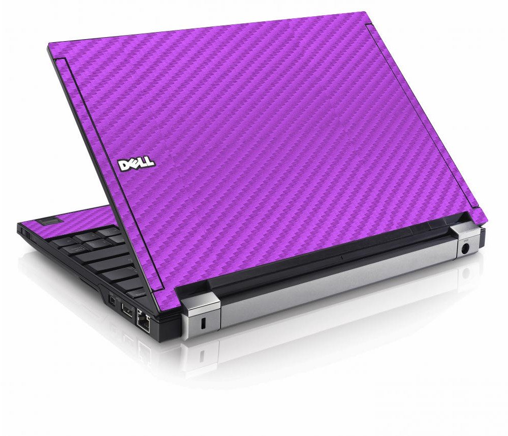 Purple Carbon Fiber Dell E4200 Laptop Skin