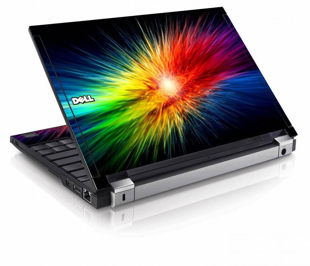 Rainbow Burst Dell E4300 Laptop Skin