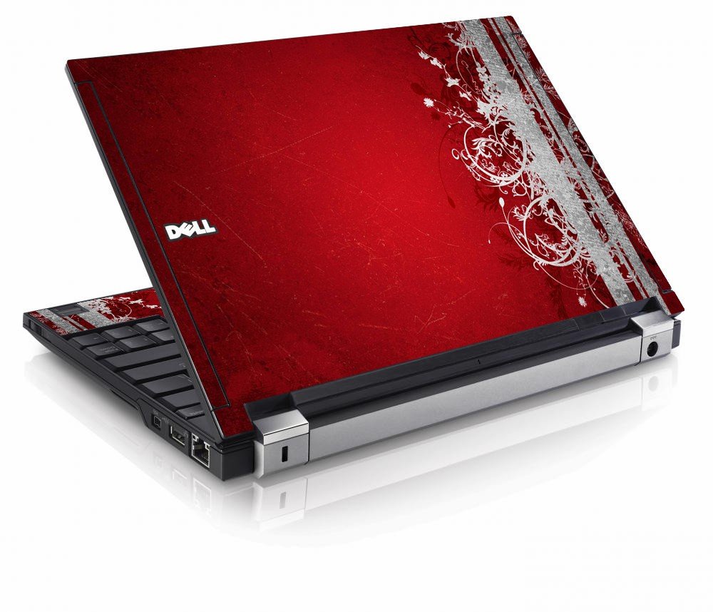 Red Grunge Dell E4200 Laptop Skin