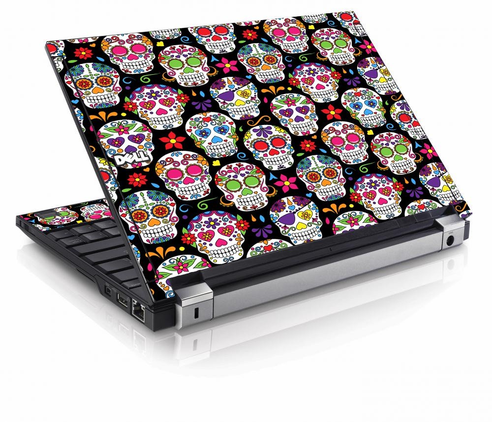 Sugar Skulls Seven Dell E4300 Laptop Skin