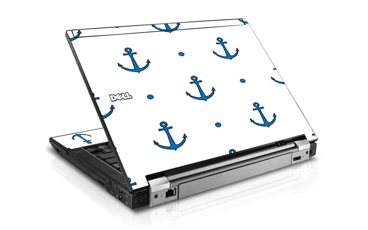 Blue Anchors Dell E4300 Laptop Skin