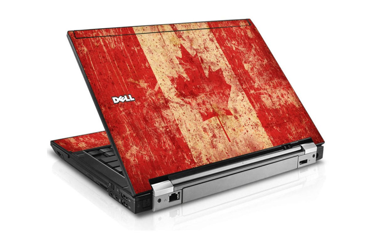 Canada Flag Dell E4300 Laptop Skin