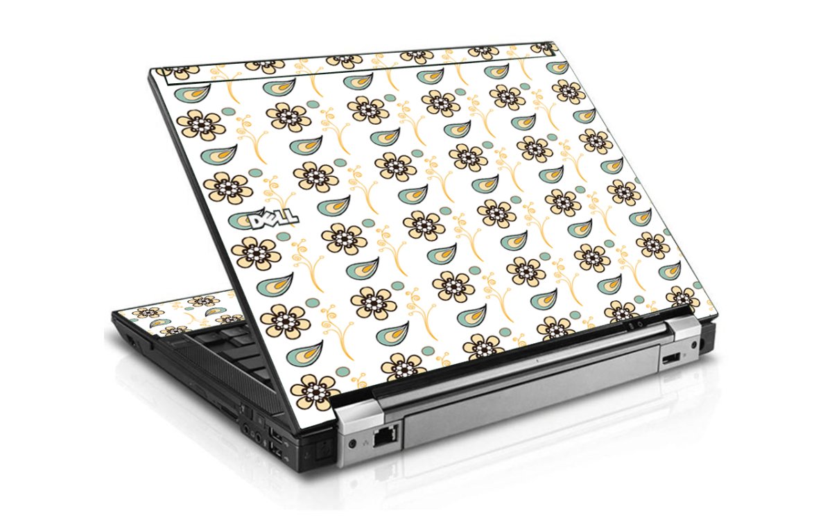 Fun Floral Dell E4300 Laptop Skin