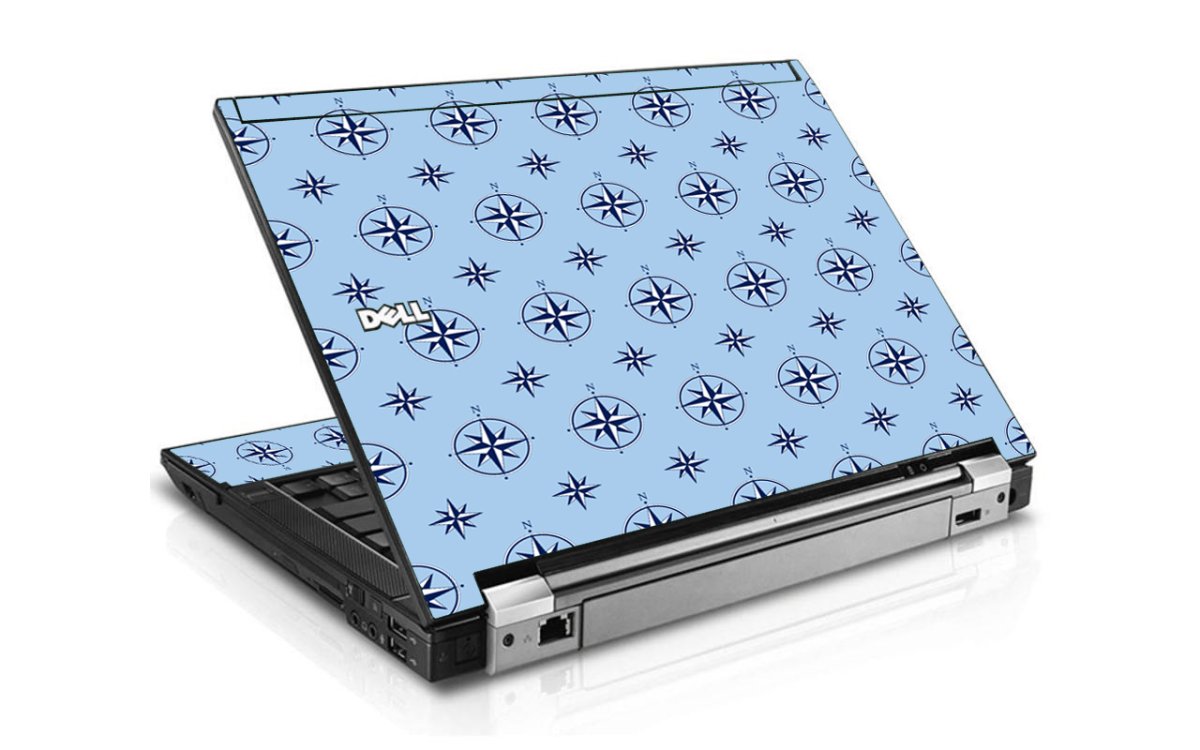 Nautical Blue Dell E4300 Laptop Skin