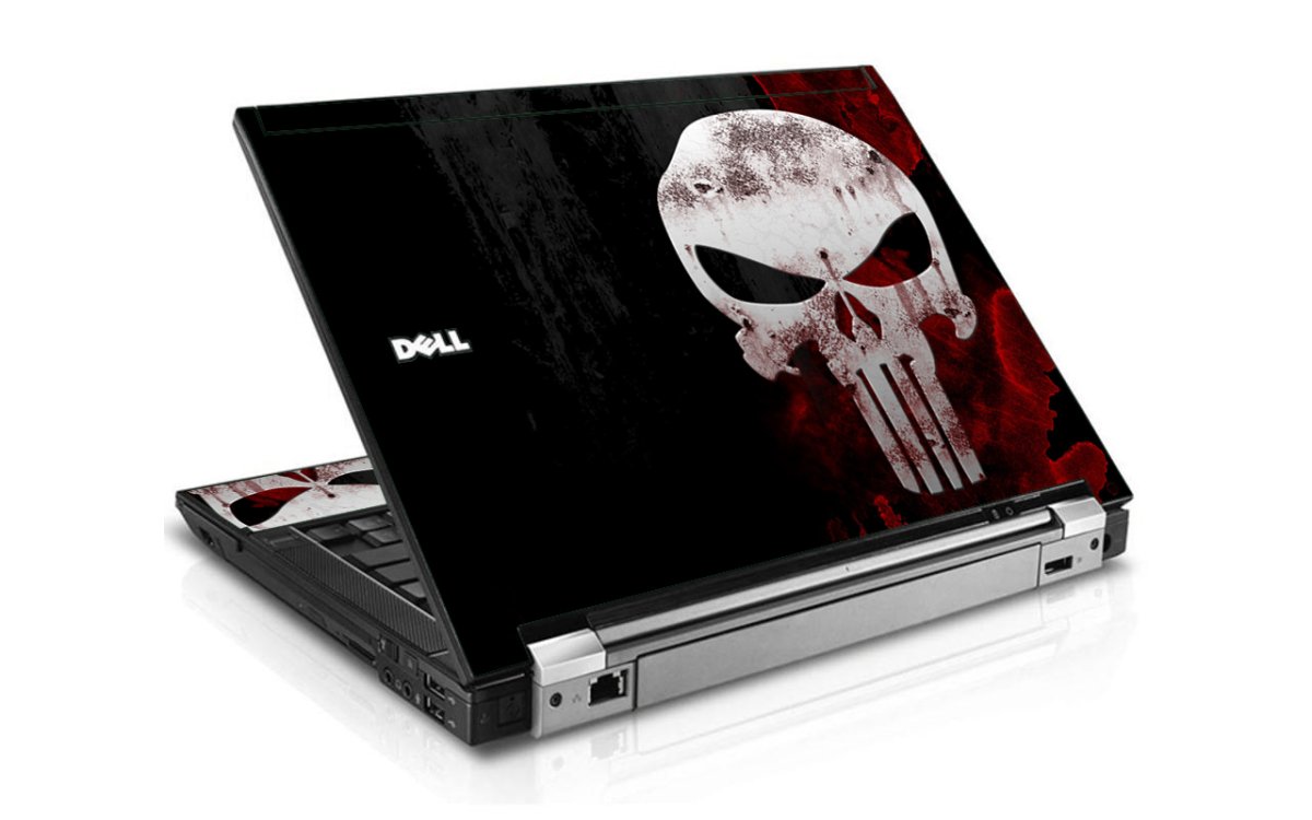 Punisher Skull Dell E4300 Laptop Skin