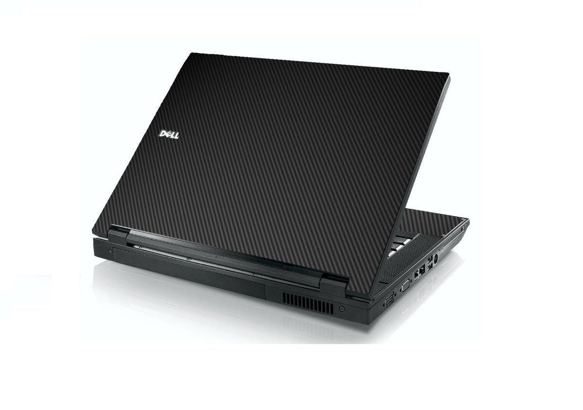 Black Carbon Fiber Dell E5400 Laptop Skin