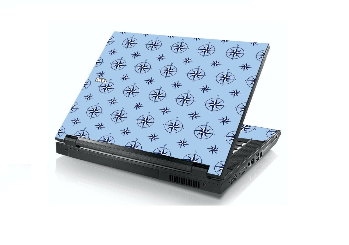 Nautical Blue Dell E5400 Laptop Skin