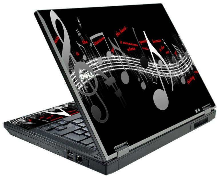 Music Notes Dell E5410 Laptop Skin