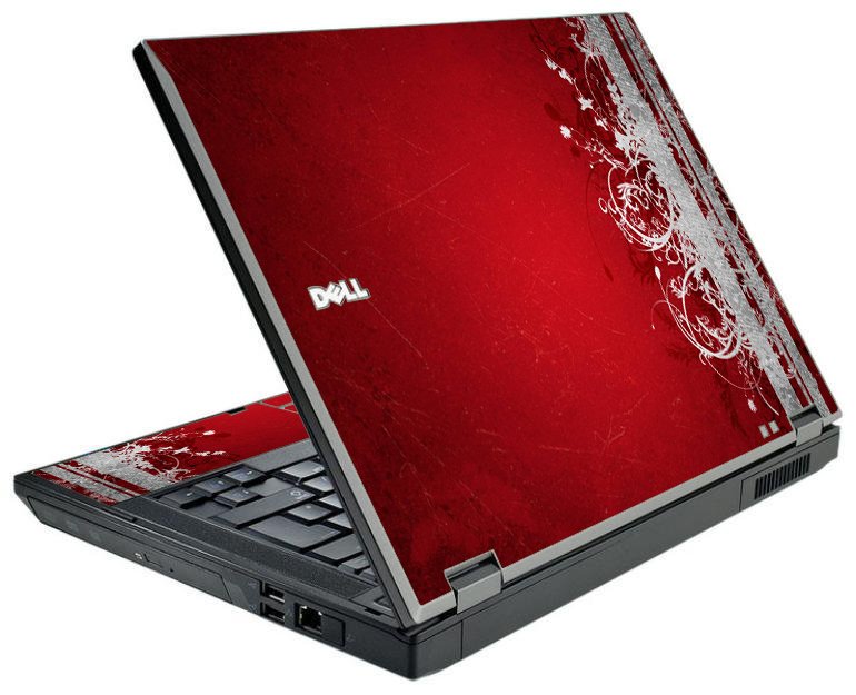 Red Grunge Dell E5410 Laptop Skin