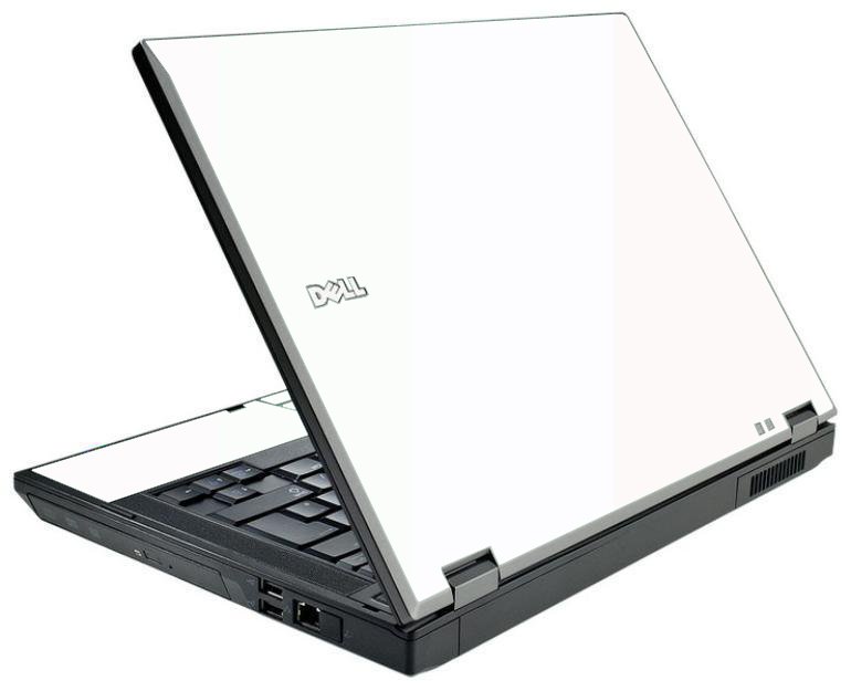 White Dell E5410 Laptop Skin