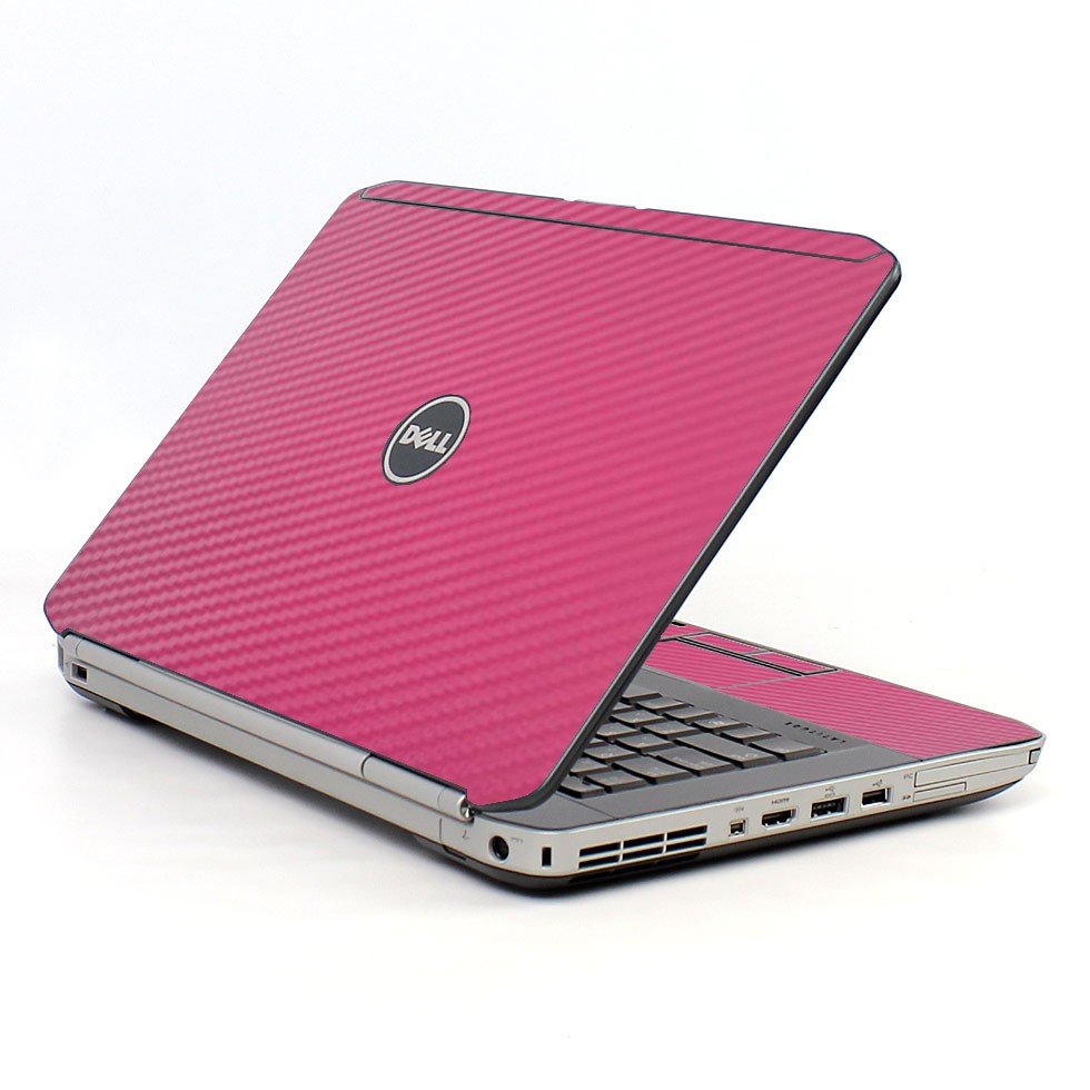 Pink Carbon Fiber Dell E5420 Laptop Skin