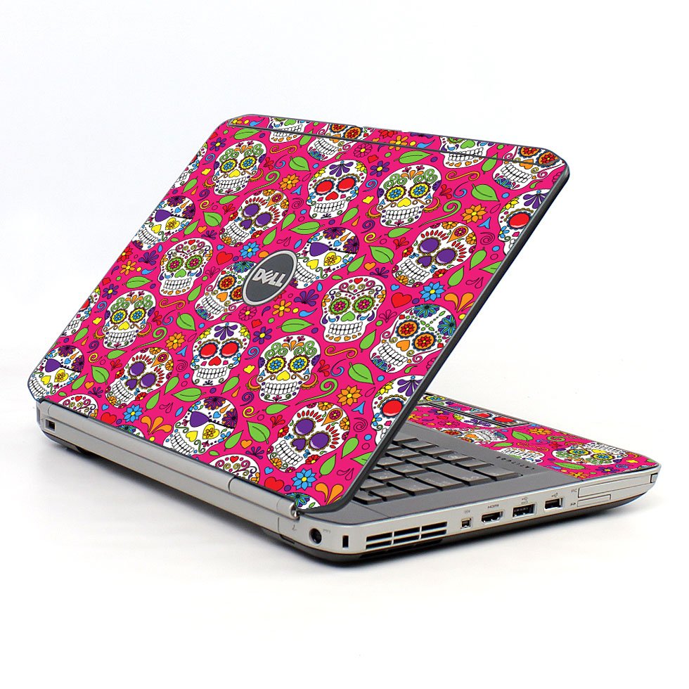 Pink Sugar Skulls Dell E5420 Laptop Skin