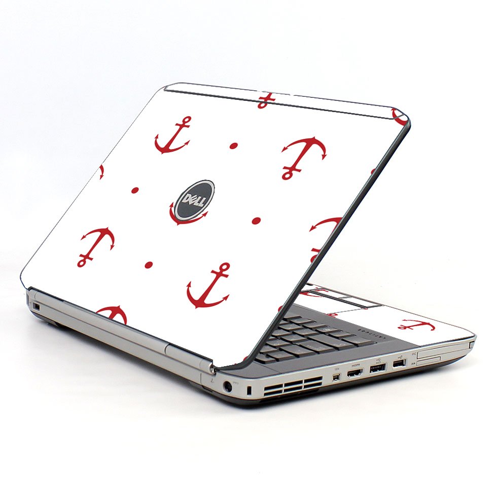 Red Anchors Dell E5420 Laptop Skin