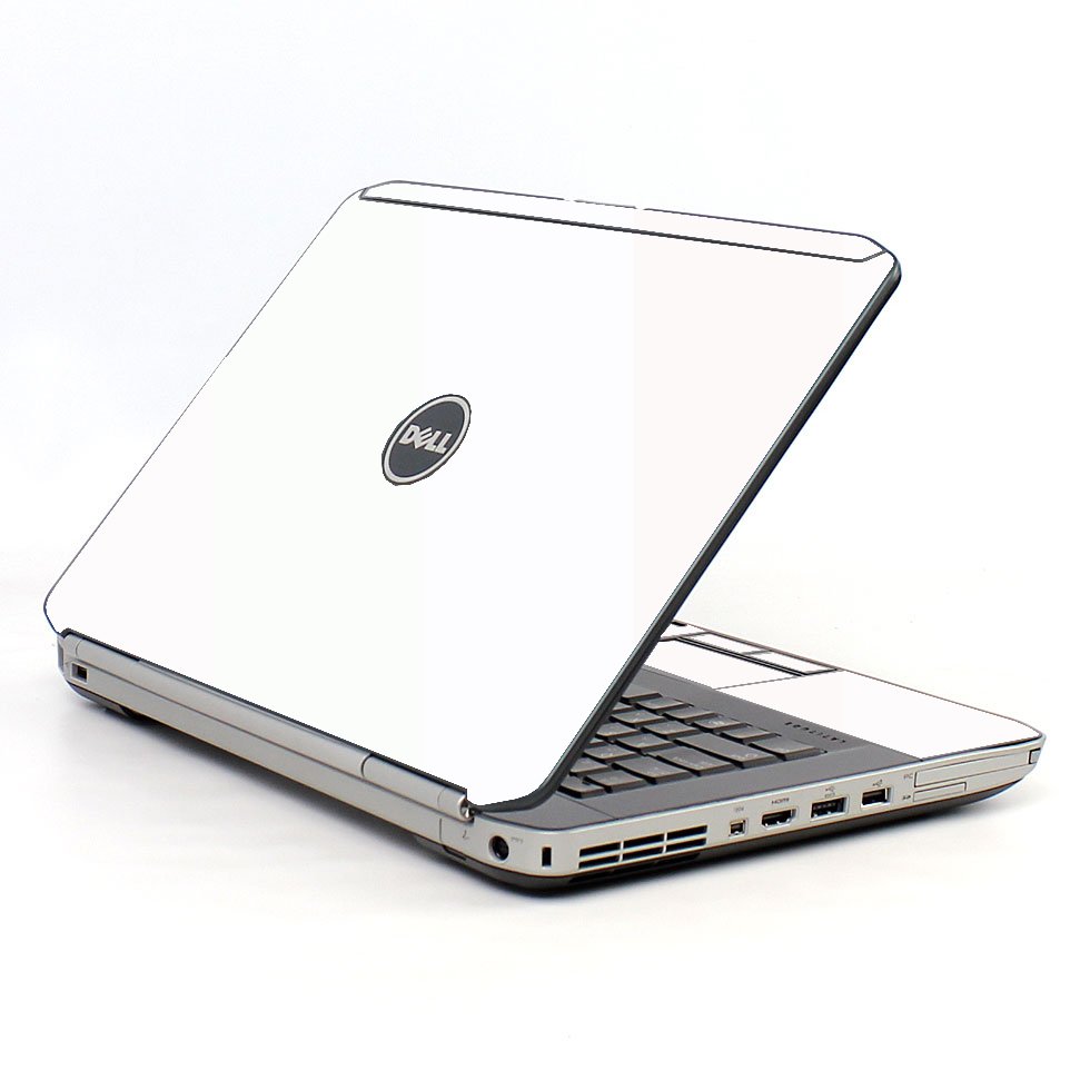 White Dell E5420 Laptop Skin