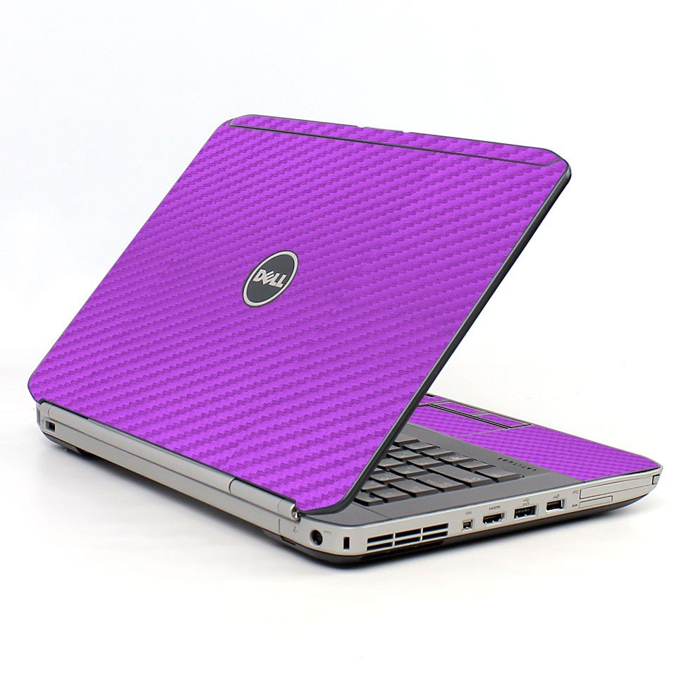 Purple Carbon Fiber Dell E5430 Laptop Skin